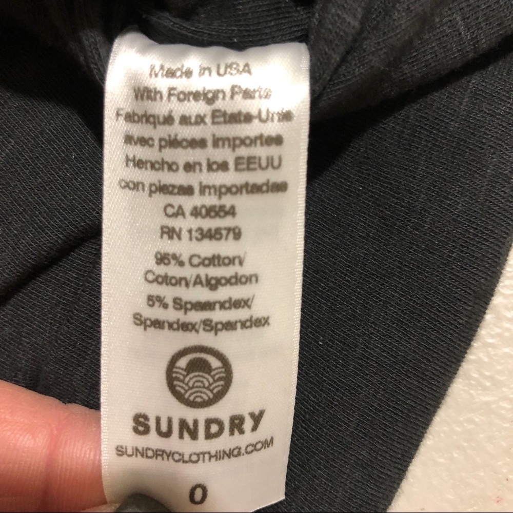 Sundry for Evereve Soleil Skirt Ruching Gray Mini Skirt Size 0 XS - Picture 6 of 7
